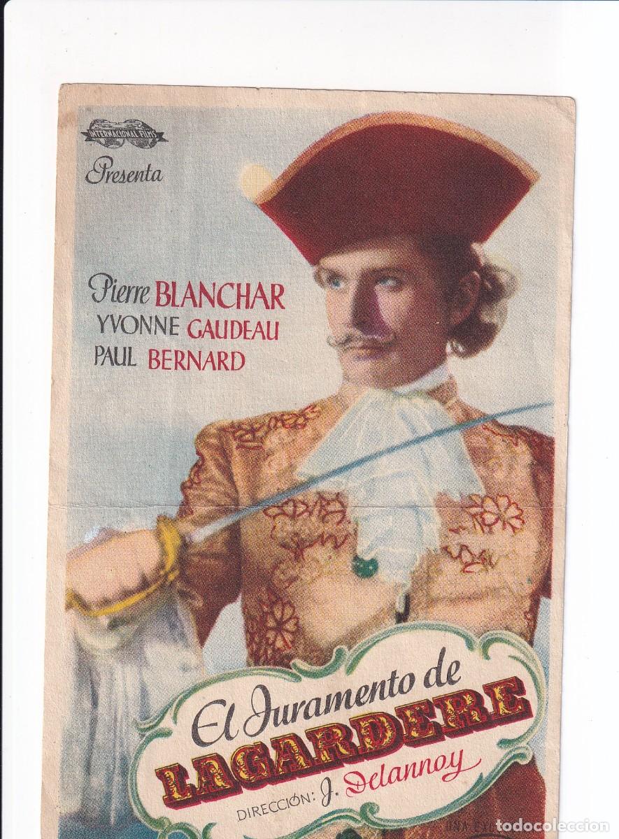 Cine: EL JURAMENTO DE LAGARDERE . PIERRE BLANCHAR