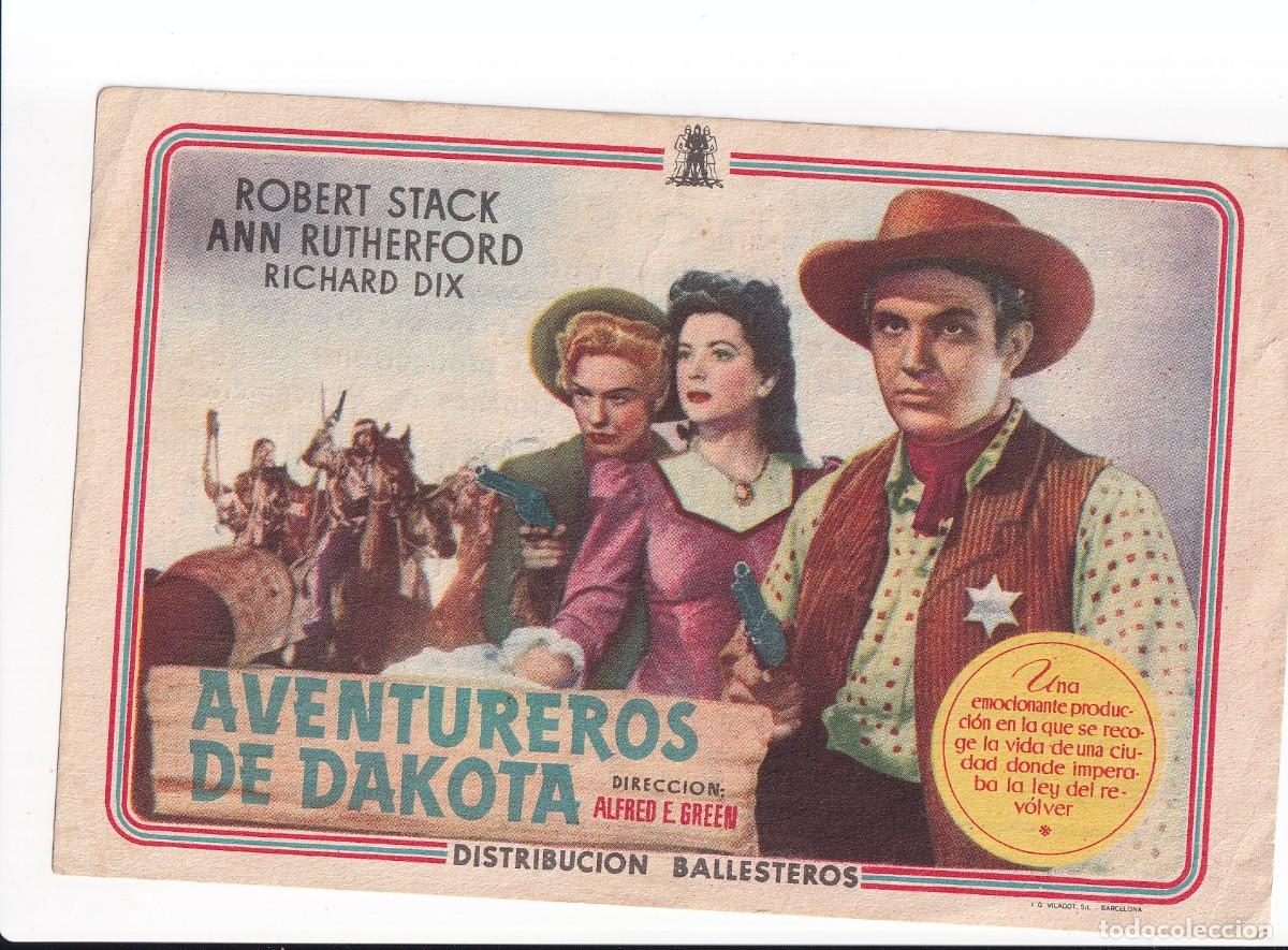 Cine: AVENTUREROS DE DAKOTA : ROBERT STACK