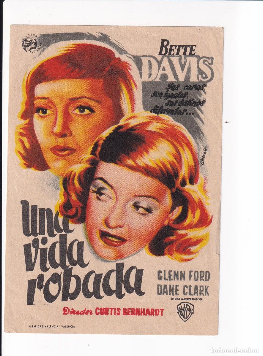 Cine: UNA VIDA ROBADA : BETTE DAVIS, GLENN FORD