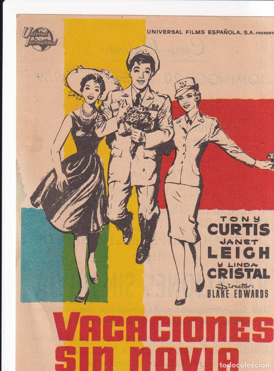 Cine: VACACIONES SIN NOVIA : TONY CURTIS