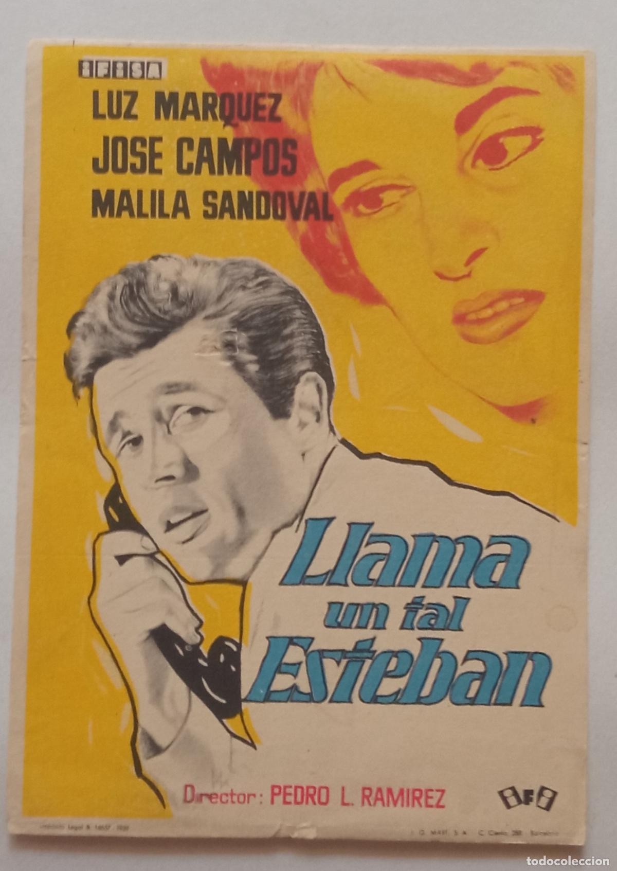 Cine: PROGRAMA DE CINE. LUZ M&Aacute;RQUEZ. LLAMA UN TAL ESTEB&Aacute;N