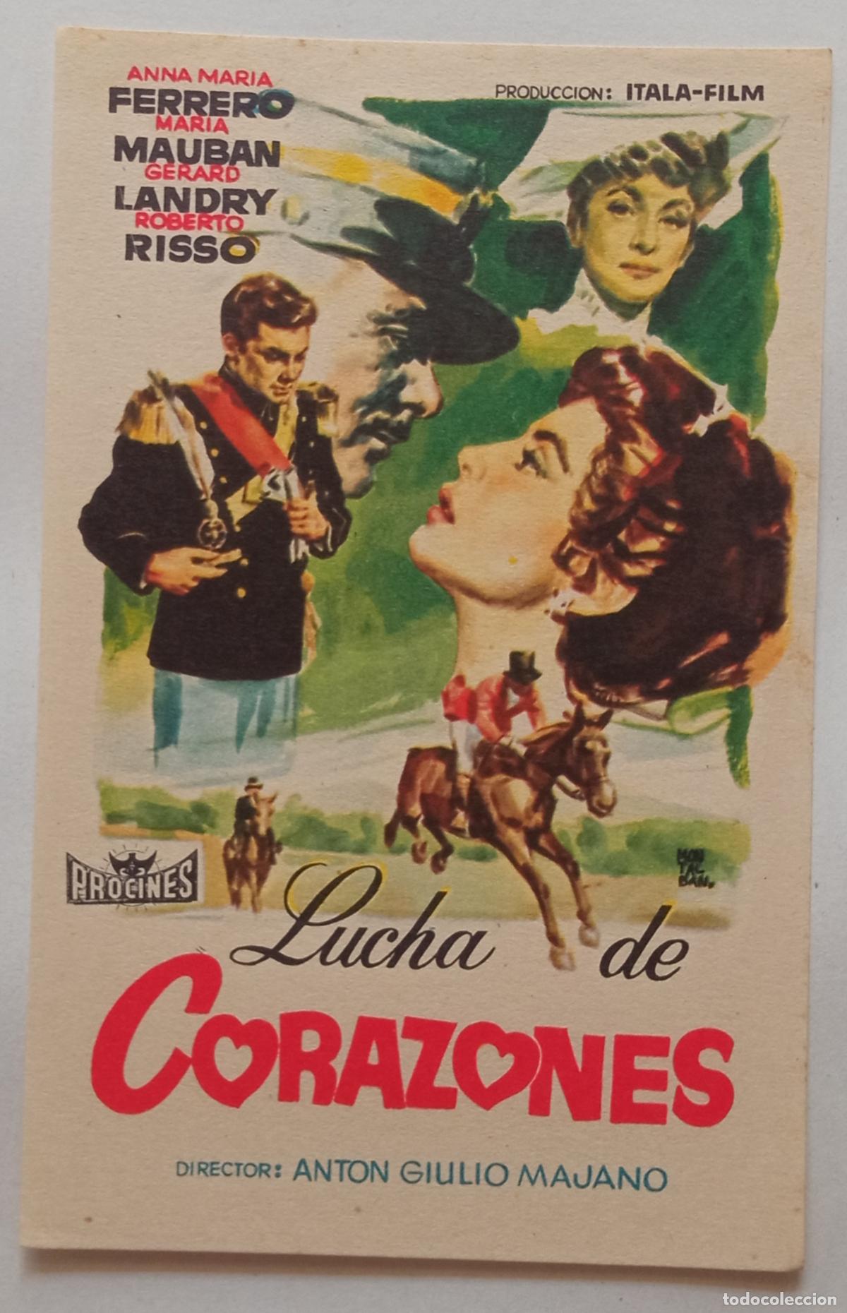 Cine: PROGRAMA DE CINE. ANNA MAR&Iacute;A FERRERO. LUCHA DE CORAZONES