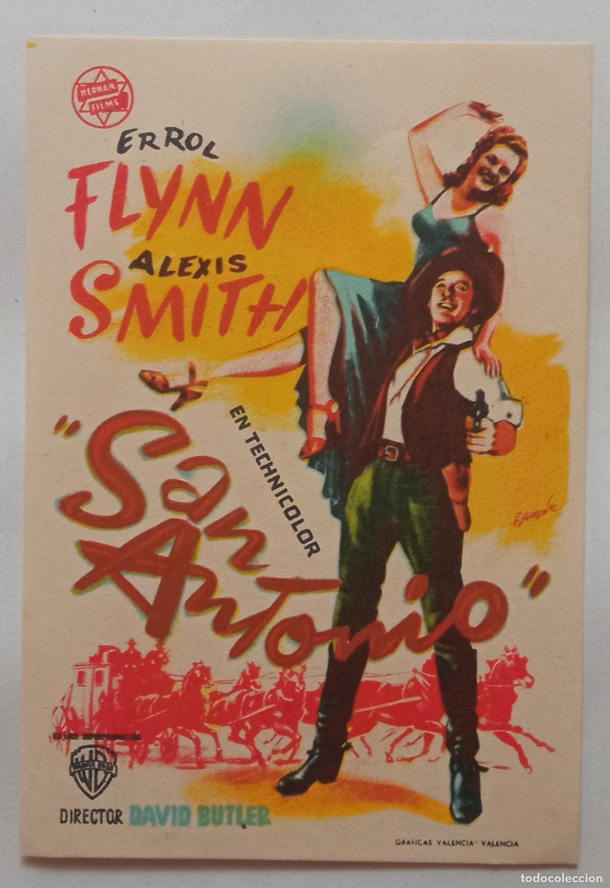 Cine: PROGRAMA DE CINE. ERROL FLYNN. ALEXIS SMITH. SAN ANTONIO