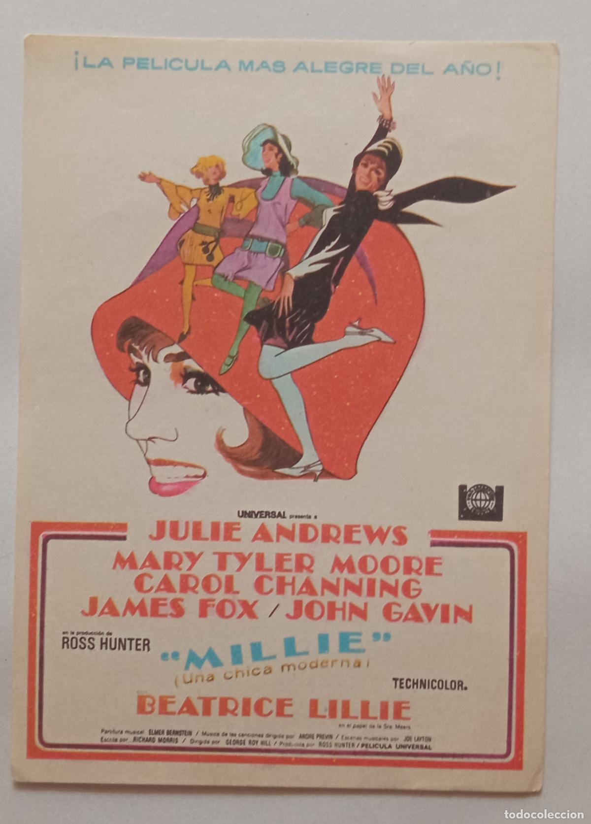 Cine: PROGRAMA DE CINE. JULIE ANDREWS. MILLIE