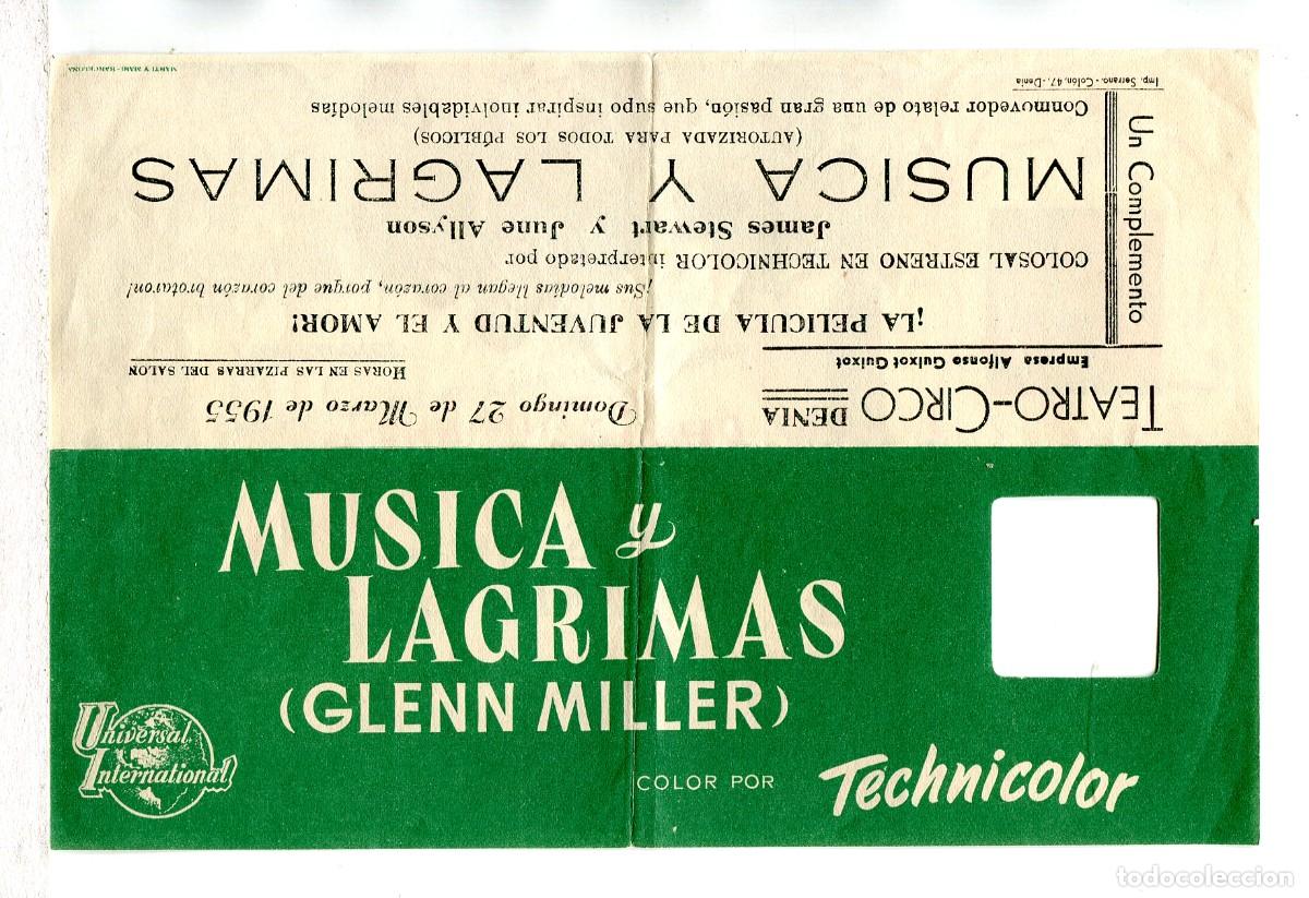 Cine: M&Uacute;SICA Y L&Aacute;GRIMAS, con James Stewart.