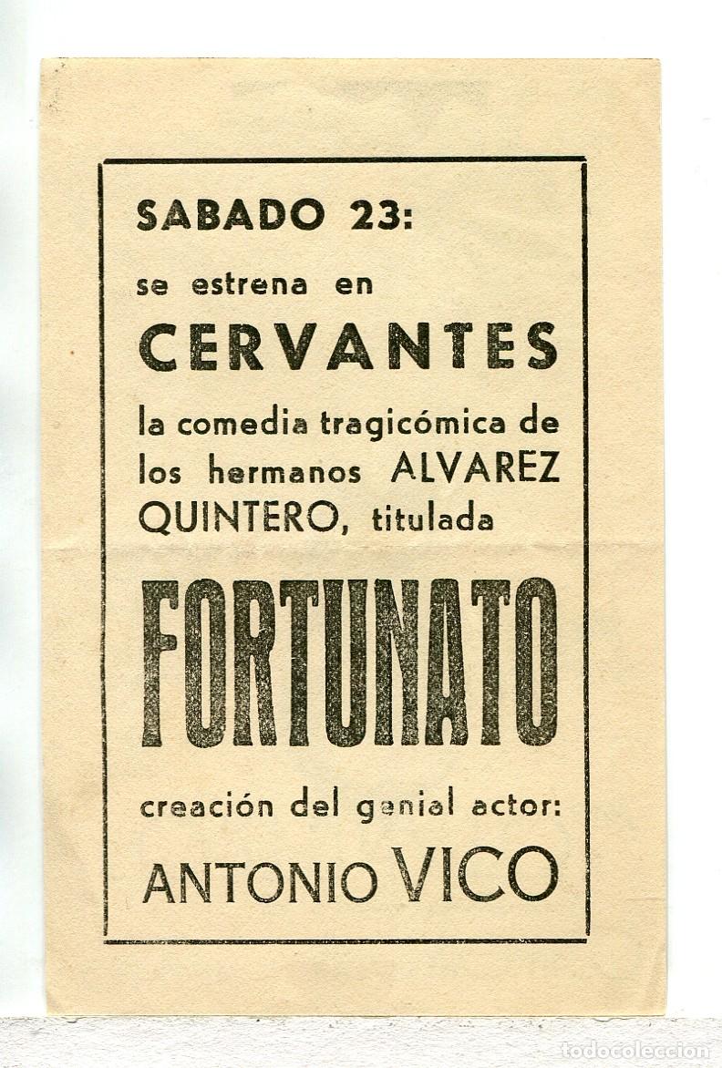 Cine: FORTUNATO, con Antonio Vico. - Foto 2