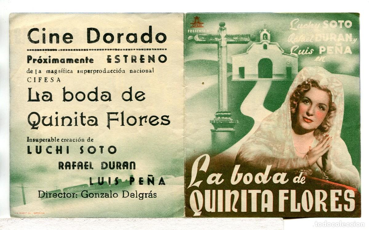 Cine: LA BODA DE QUINITA FLORES, con Rafael Dur&aacute;n.