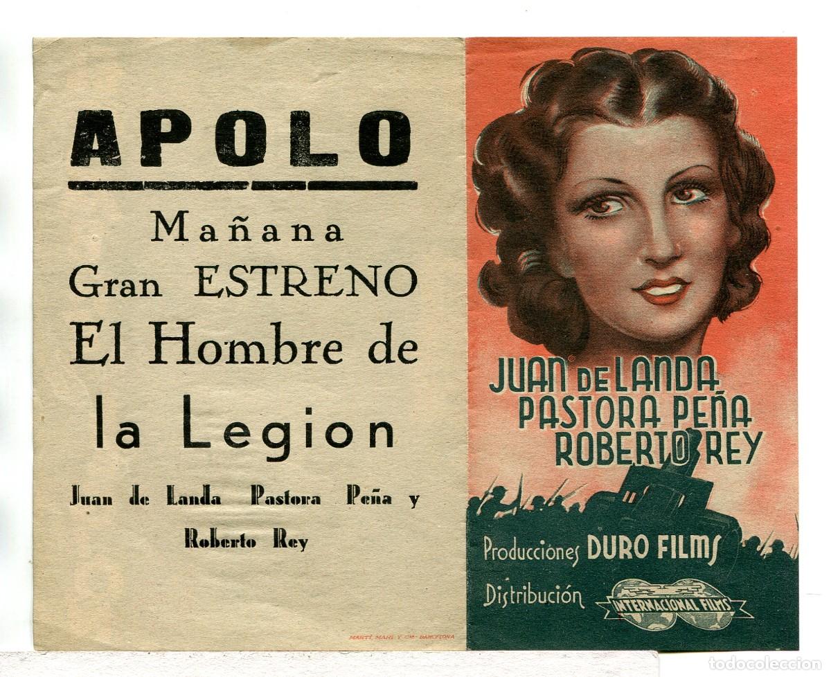 Cine: EL HOMBRE DE LA LEGION, con Juan de landa.