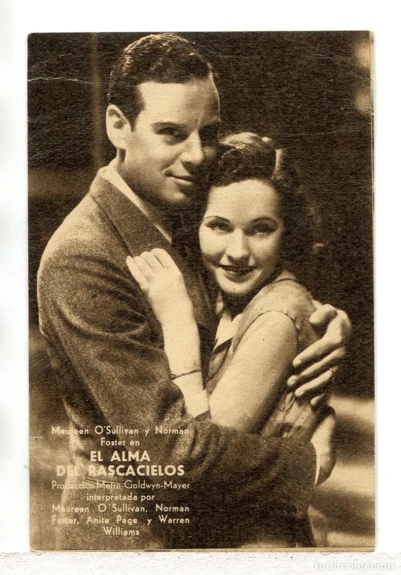 Cine: EL ALMA DEL RASCACIELOS, con Anita Page.