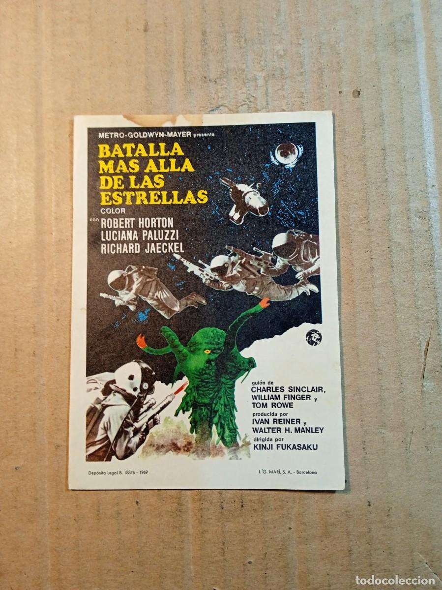 Kino: FOLLETO DE MANO SIN PUBLICIDAD BATALLA MAS ALLA DE LAS ESTRELLAS