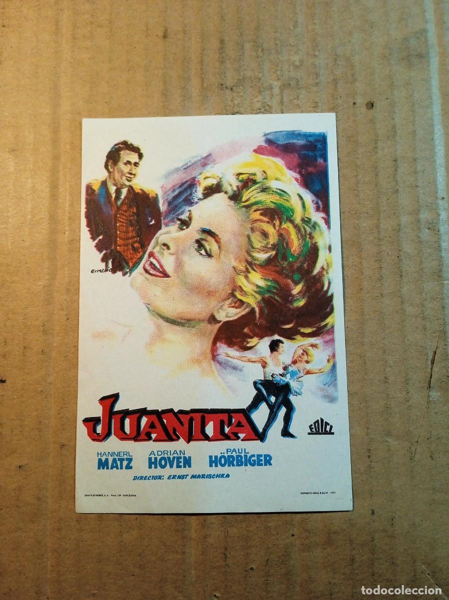Cine: FOLLETO DE MANO SIN PUBLICIDAD JUANITA