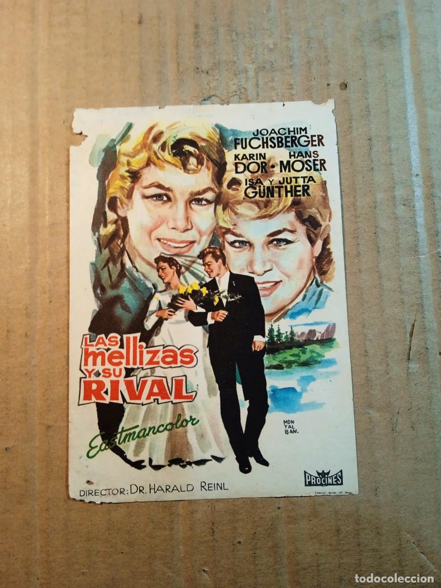 Cine: FOLLETO DE MANO SIN PUBLICIDAD LAS MELLIZAS Y SU RIVAL