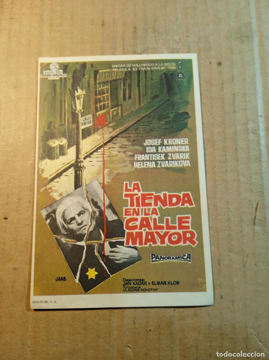 Cine: FOLLETO DE MANO SIN PUBLICIDAD LA TIENDA EN LA CALLE MAYOR