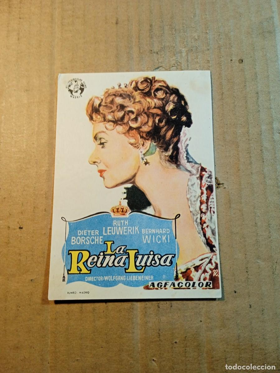 Cine: FOLLETO DE MANO SIN PUBLICIDAD LA REINA LUISA