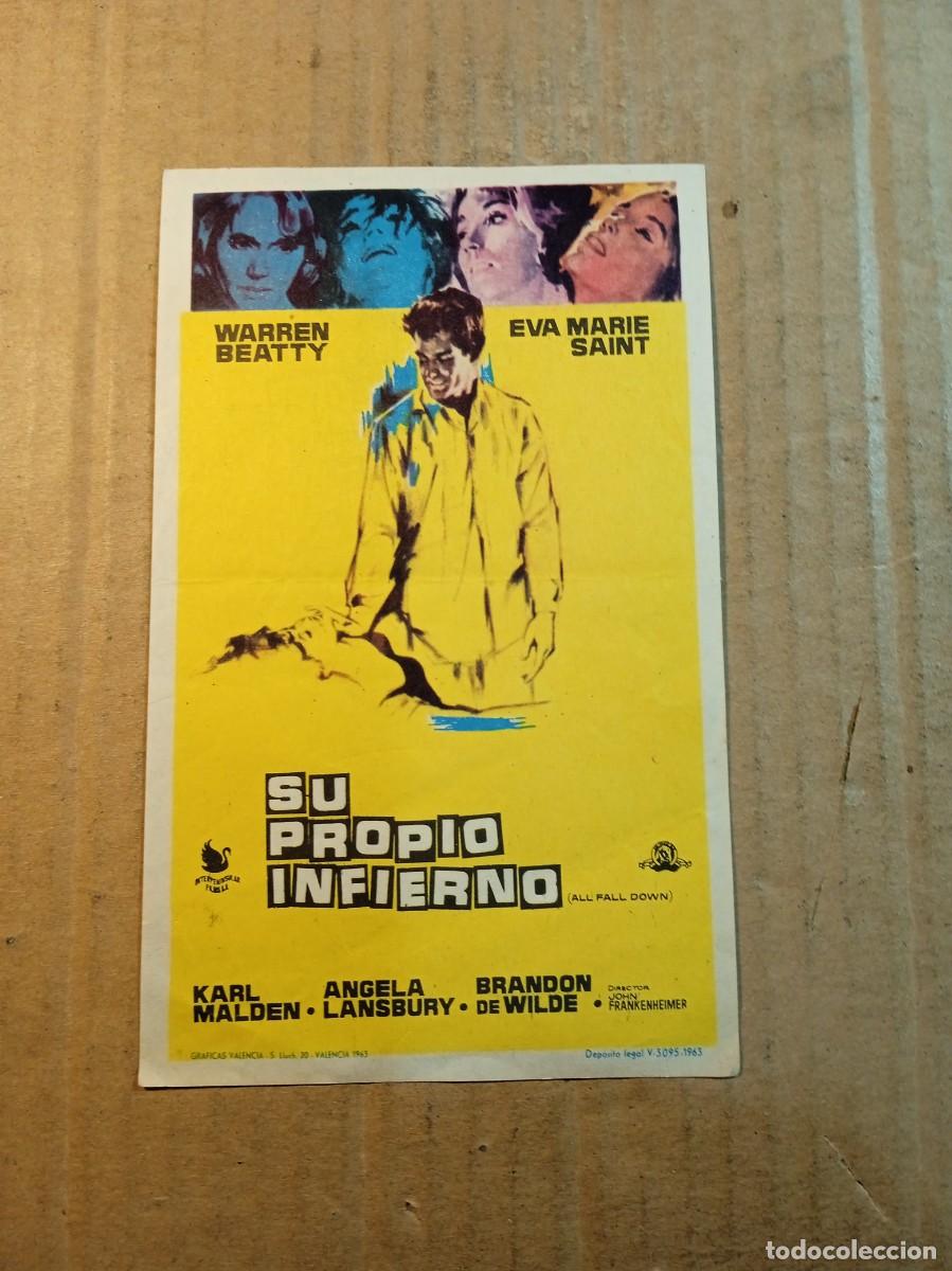 Cine: FOLLETO DE MANO SIN PUBLICIDAD SU PROPIO INFIERNO