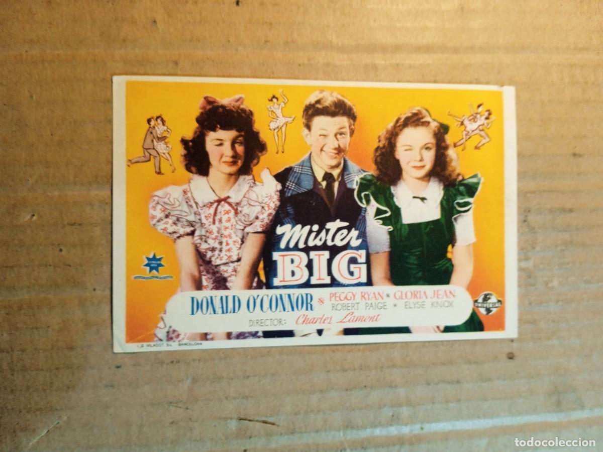 Cine: FOLLETO DE MANO SIN PUBLICIDAD MISTER BIG