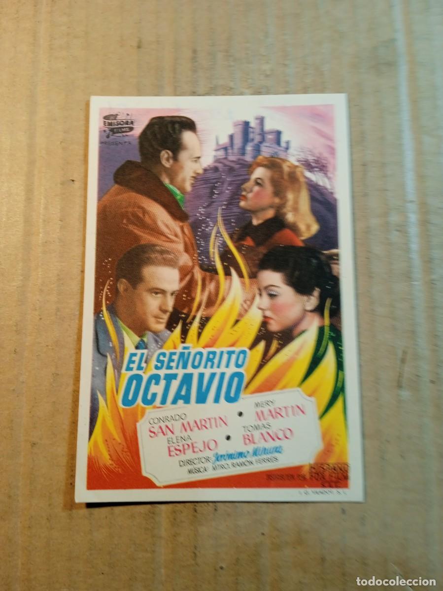 Cine: FOLLETO DE MANO SIN PUBLICIDAD EL SE&Ntilde;ORITO OCTAVIO