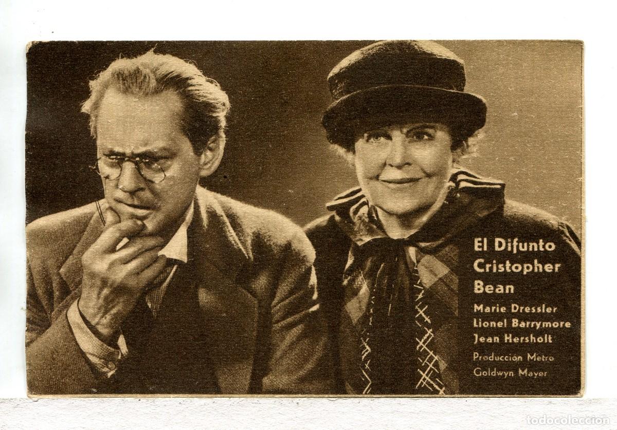 Cine: EL DIFUNTO CRISTOPHER BEAN, con Lionel Barrymore.