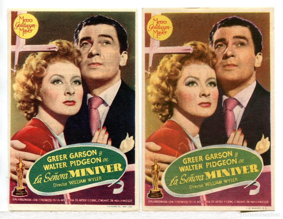 Cine: LA SE&Ntilde;ORA MINIVER, con Greer Garson. - Foto 1