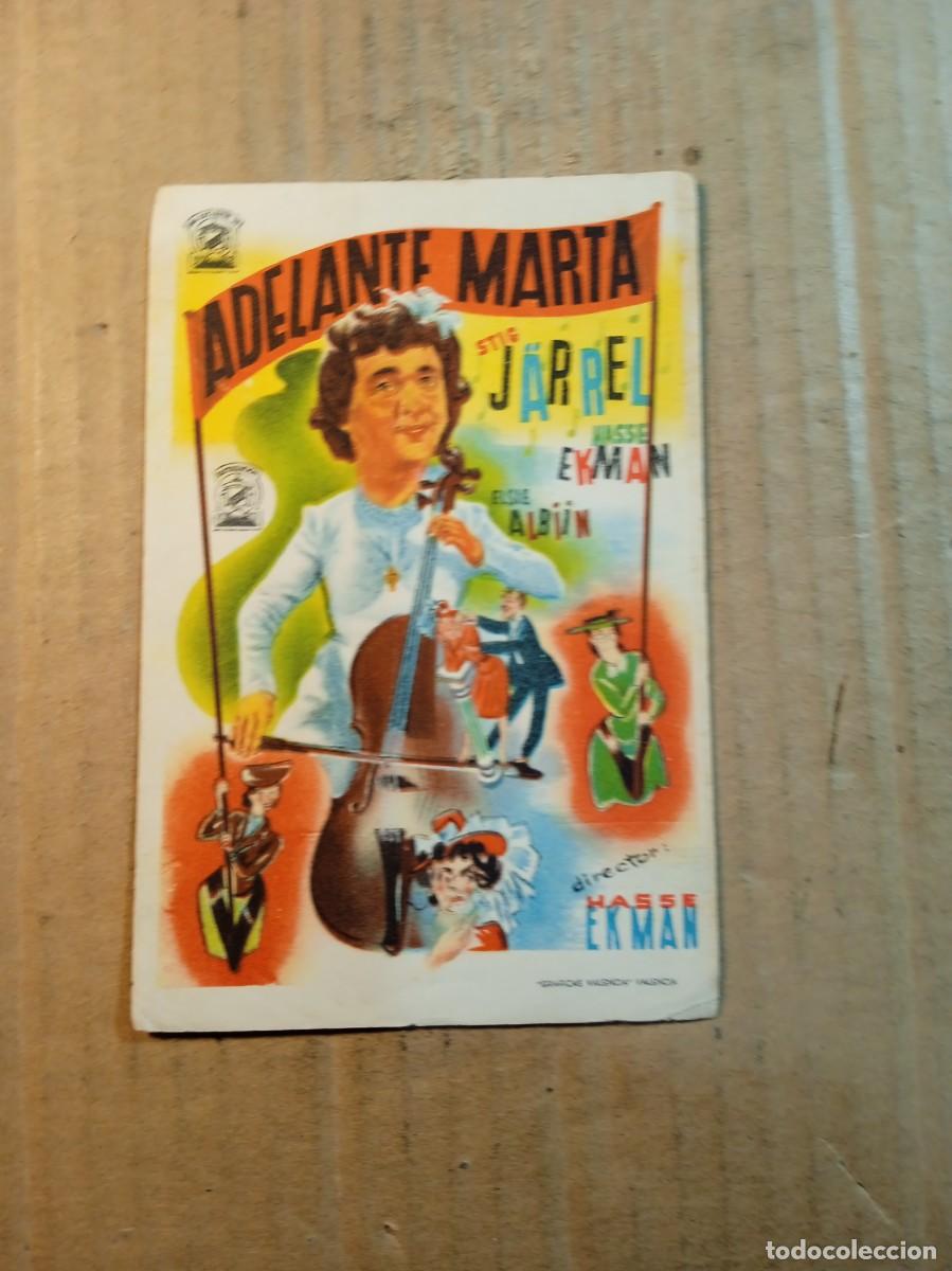 Cine: FOLLETO DE MANO SIN PUBLICIDAD ADELANTE MARTA
