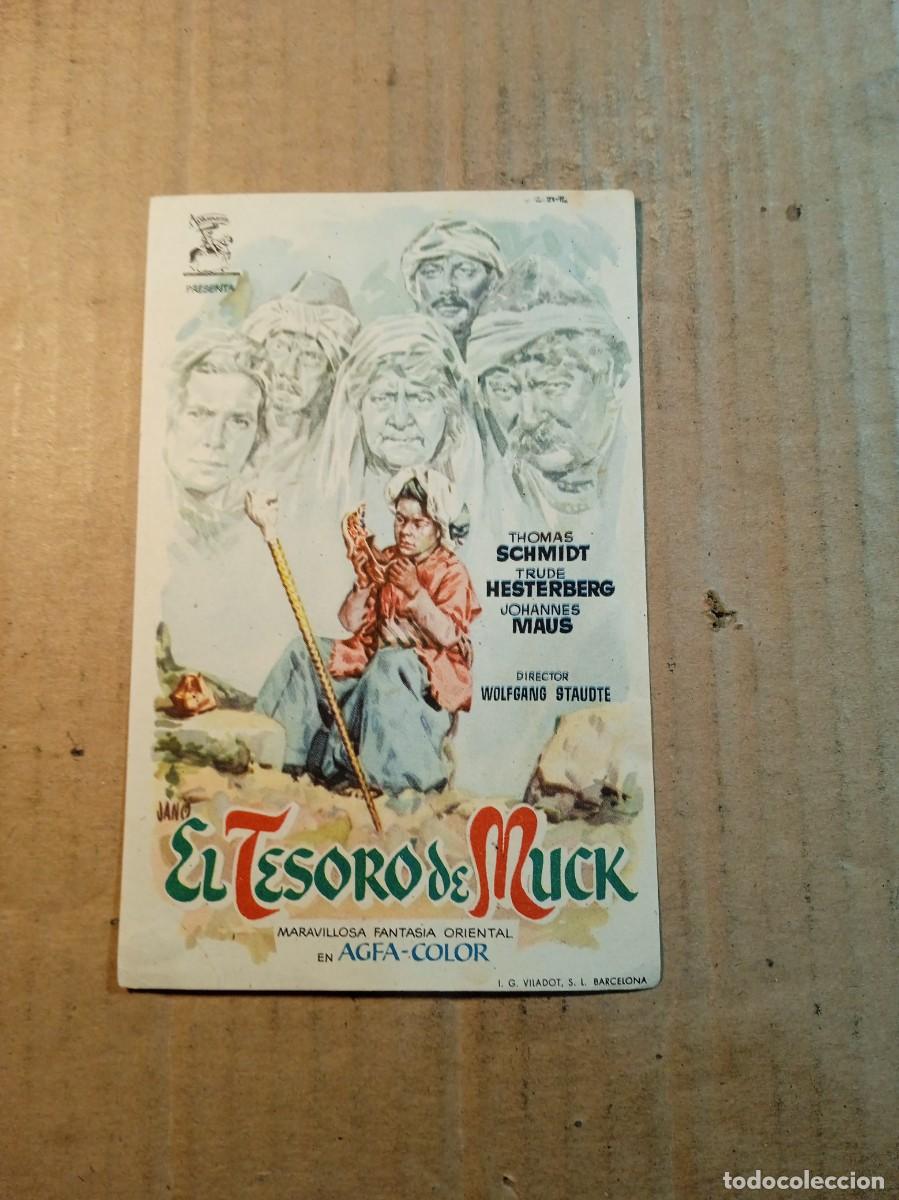 Cine: FOLLETO DE MANO SIN PUBLICIDAD EL TESORO DE MUCK
