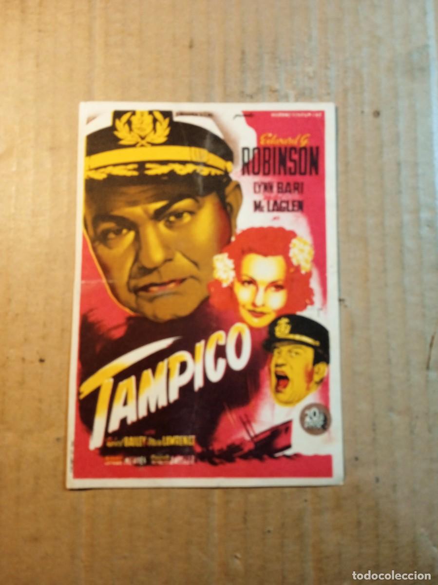 Cine: FOLLETO DE MANO SIN PUBLICIDAD TAMPICO