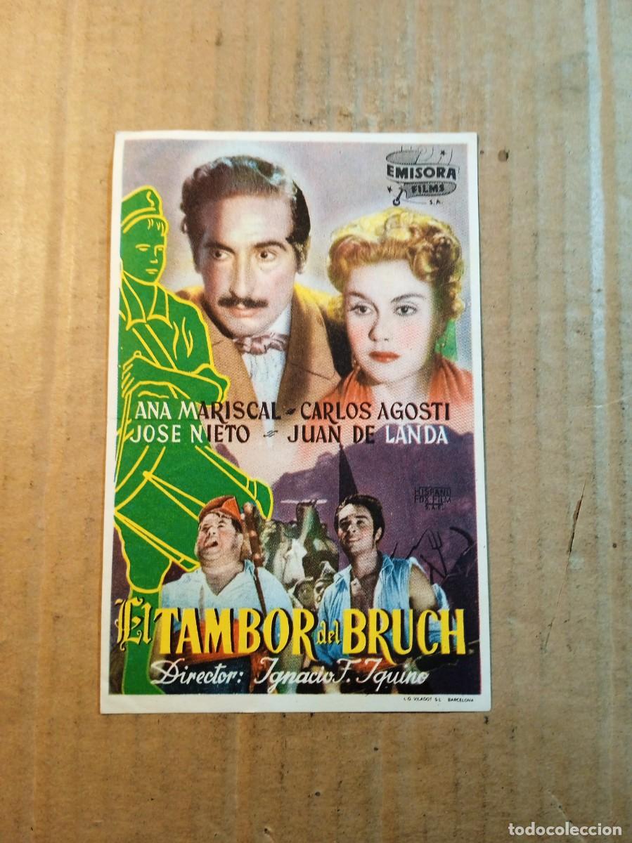 Cine: FOLLETO DE MANO SIN PUBLICIDAD EL TAMBOR DE BRUCH