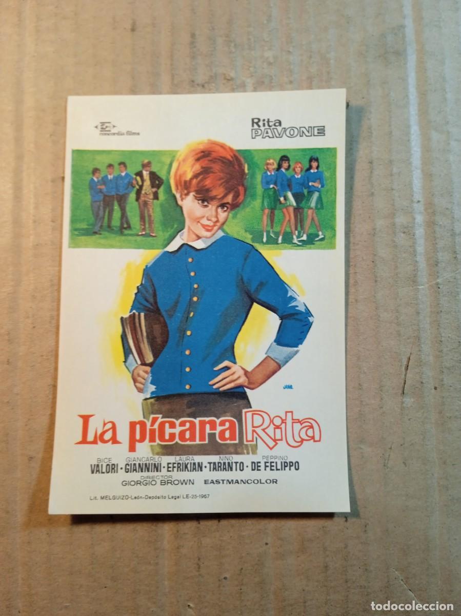 Cine: FOLLETO DE MANO SIN PUBLICIDAD LA PICARA RITA