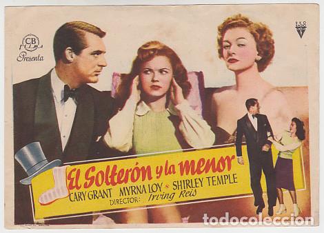 Cine: EL SOLTER&Oacute;N Y LA MENOR (con fondo blanco) (sin publicidad)