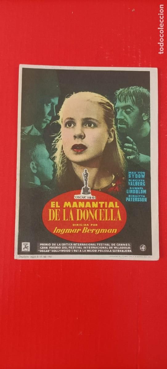 Cine: EL MANANTIAL DE LA DONCELLA. C/P. CINE AVENIDA TETU&Aacute;N MARRUECOS. EST&Aacute; NUEVO.
