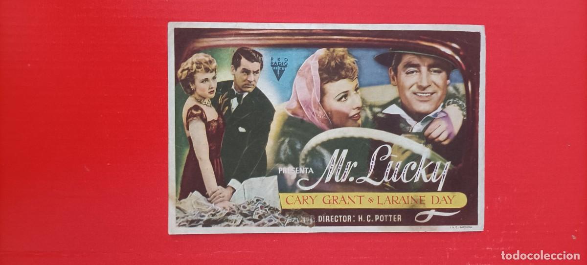 Cine: MR. LUCKY. C/P. CINE ESPA&Ntilde;OL TETU&Aacute;N MARRUECOS. 1946. CARY GRANT.