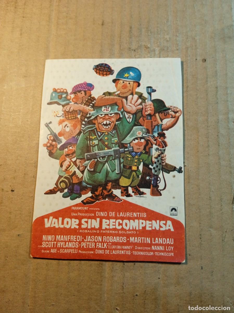 Cine: FOLLETO DE MANO SIN PUBLICIDAD VALOR SIN RECOMPENSA