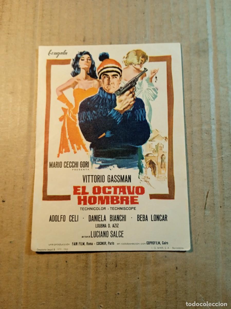 Cine: FOLLETO DE MANO SIN PUBLICIDAD EL OCTAVO HOMBRE