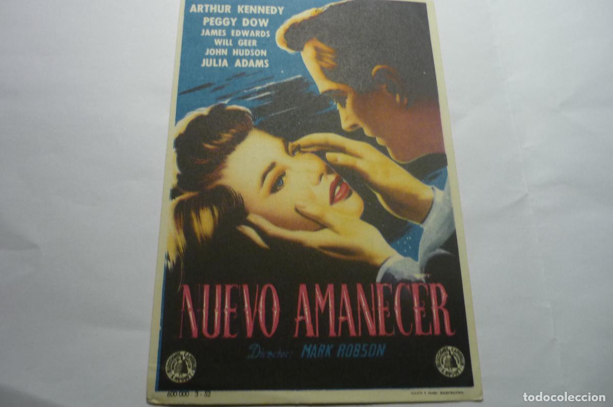 Cine: programa nuevo amanecer.-arthur kennedy publicidad
