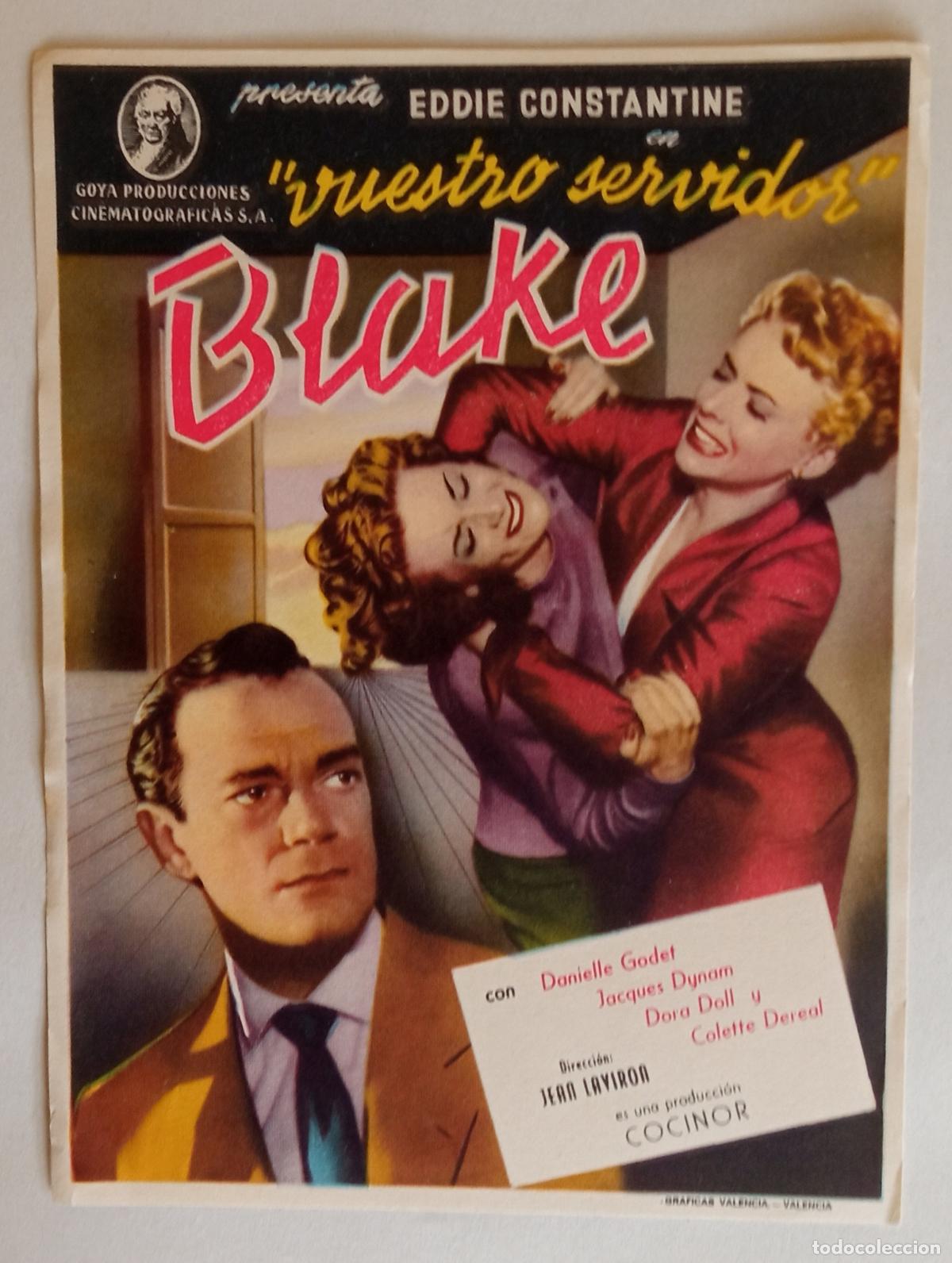 Cine: PROGRAMA DE CINE. EDDIE CONSTANTINE. VUESTRO SERVIDOR BLAKE - Foto 1