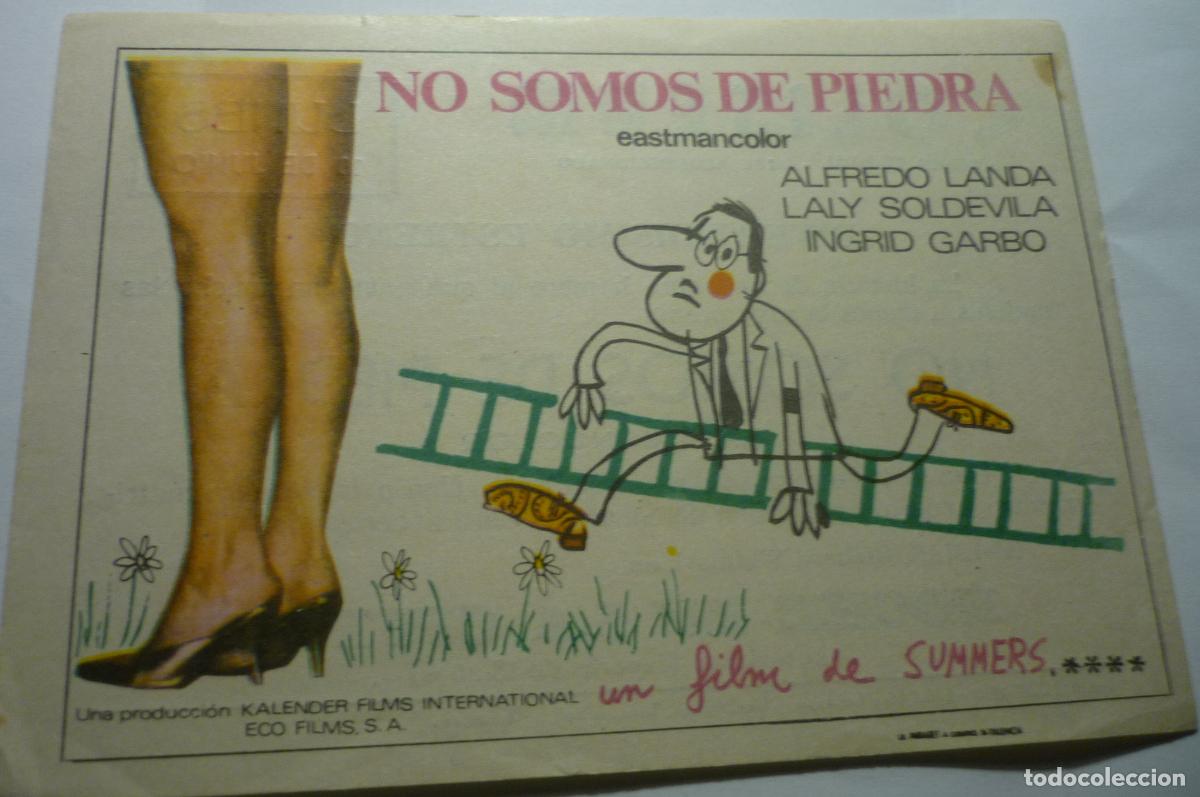Cine: programa no somos de piedra,.alfredo landa publicidad
