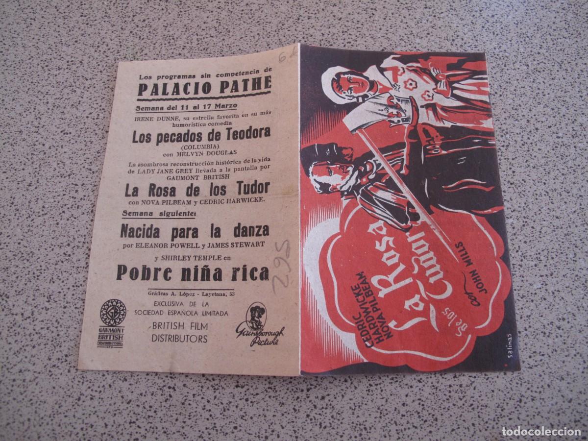 Cine: PROGRAMA DE MANO ORIGINAL EL DE LA FOTO