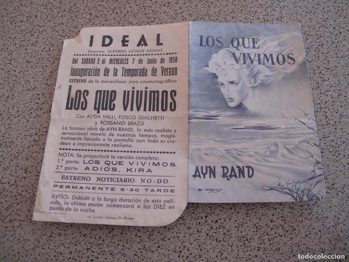 Cine: PROGRAMA DE MANO ORIGINAL EL DE LA FOTO