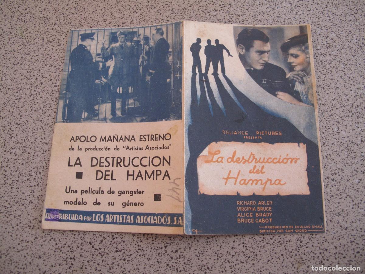 Cine: PROGRAMA DE MANO ORIGINAL EL DE LA FOTO