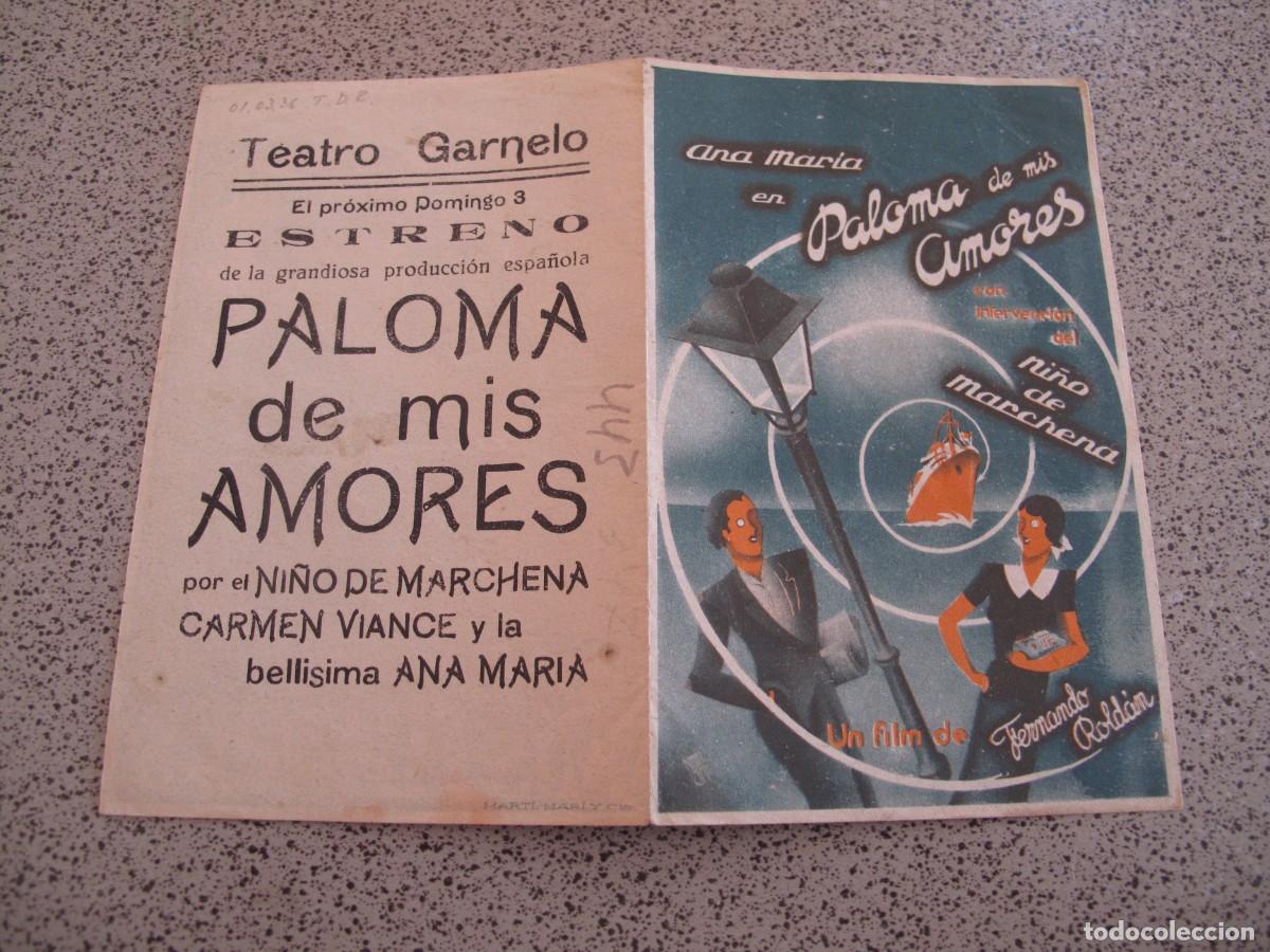 Cine: PROGRAMA DE MANO ORIGINAL EL DE LA FOTO