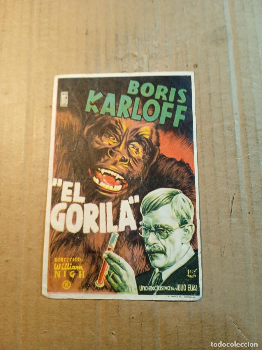 Kino: FOLLETO DE MANO SIN PUBLICIDAD EL GORILA