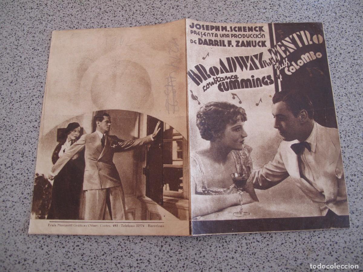 Cine: PROGRAMA DE MANO ORIGINAL EL DE LA FOTO