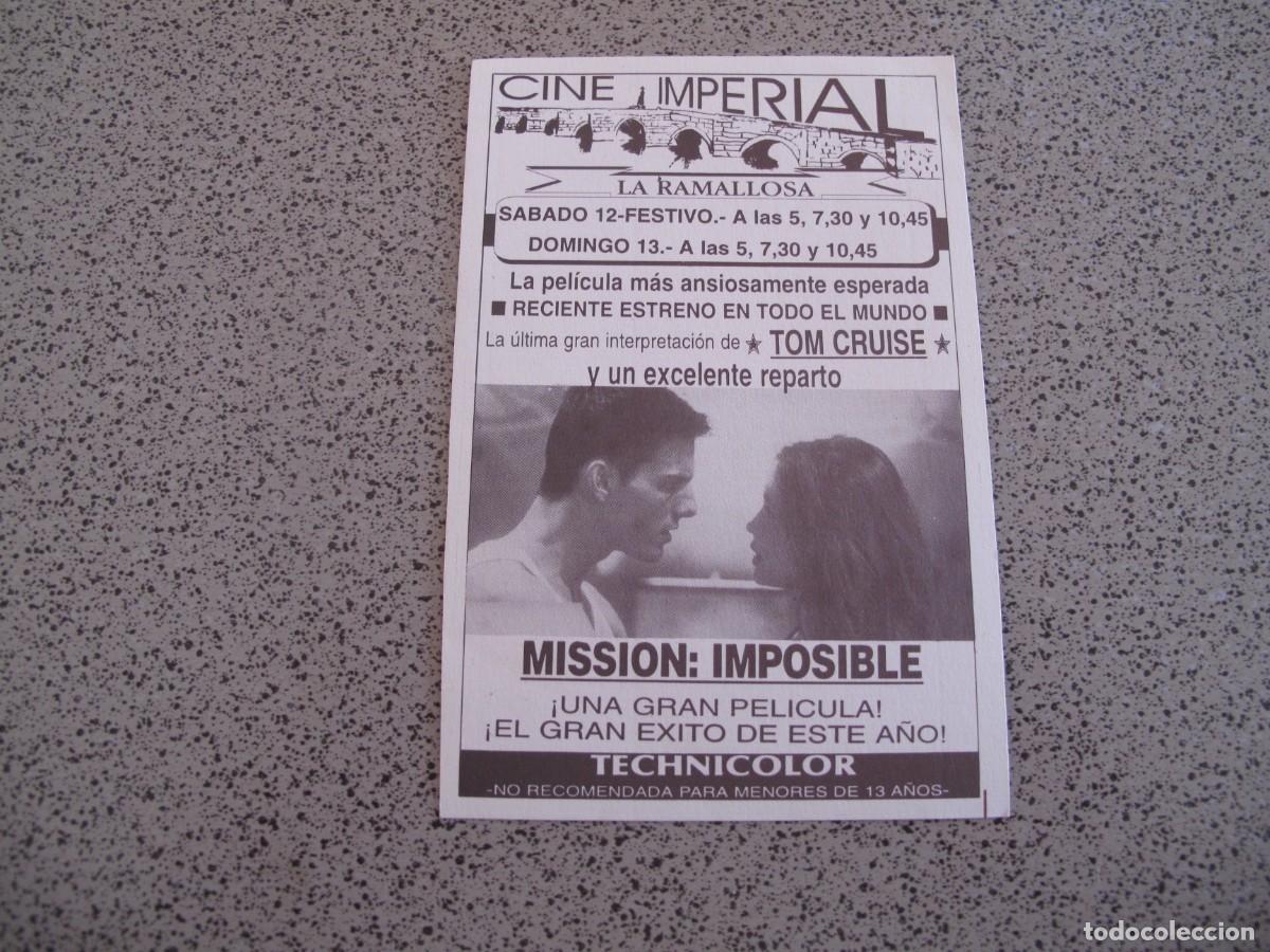 Cine: PROGRAMA DE MANO ORIGINAL EL DE LA FOTO