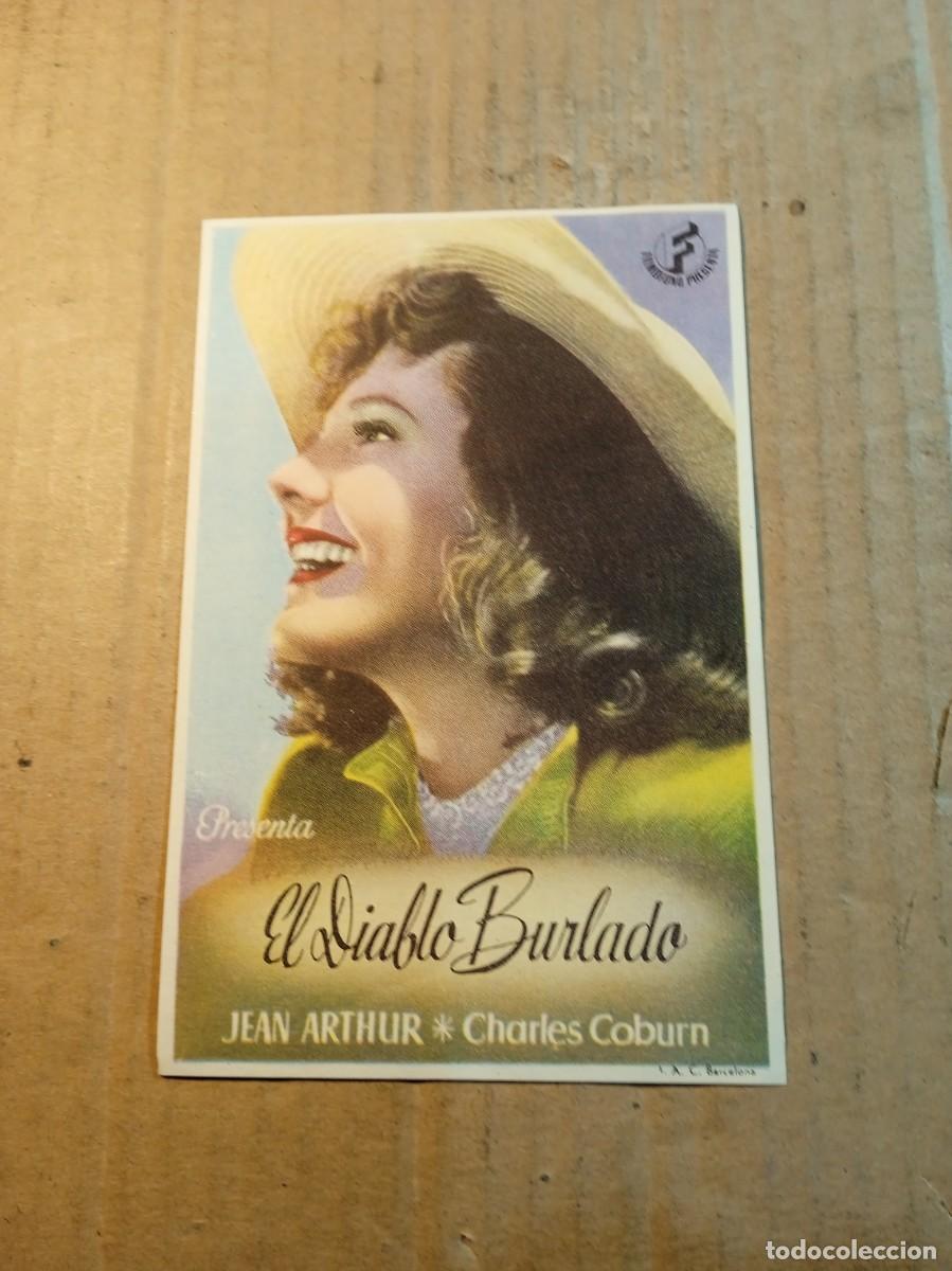Cine: FOLLETO DE MANO SIN PUBLICIDAD EL DIABLO BURLADO