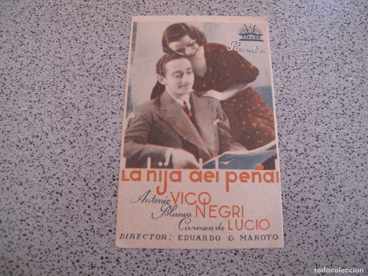 Folhetos de m&atilde;o de filmes antigos de cinema: PROGRAMA DE MANO ORIGINAL EL DE LA FOTO