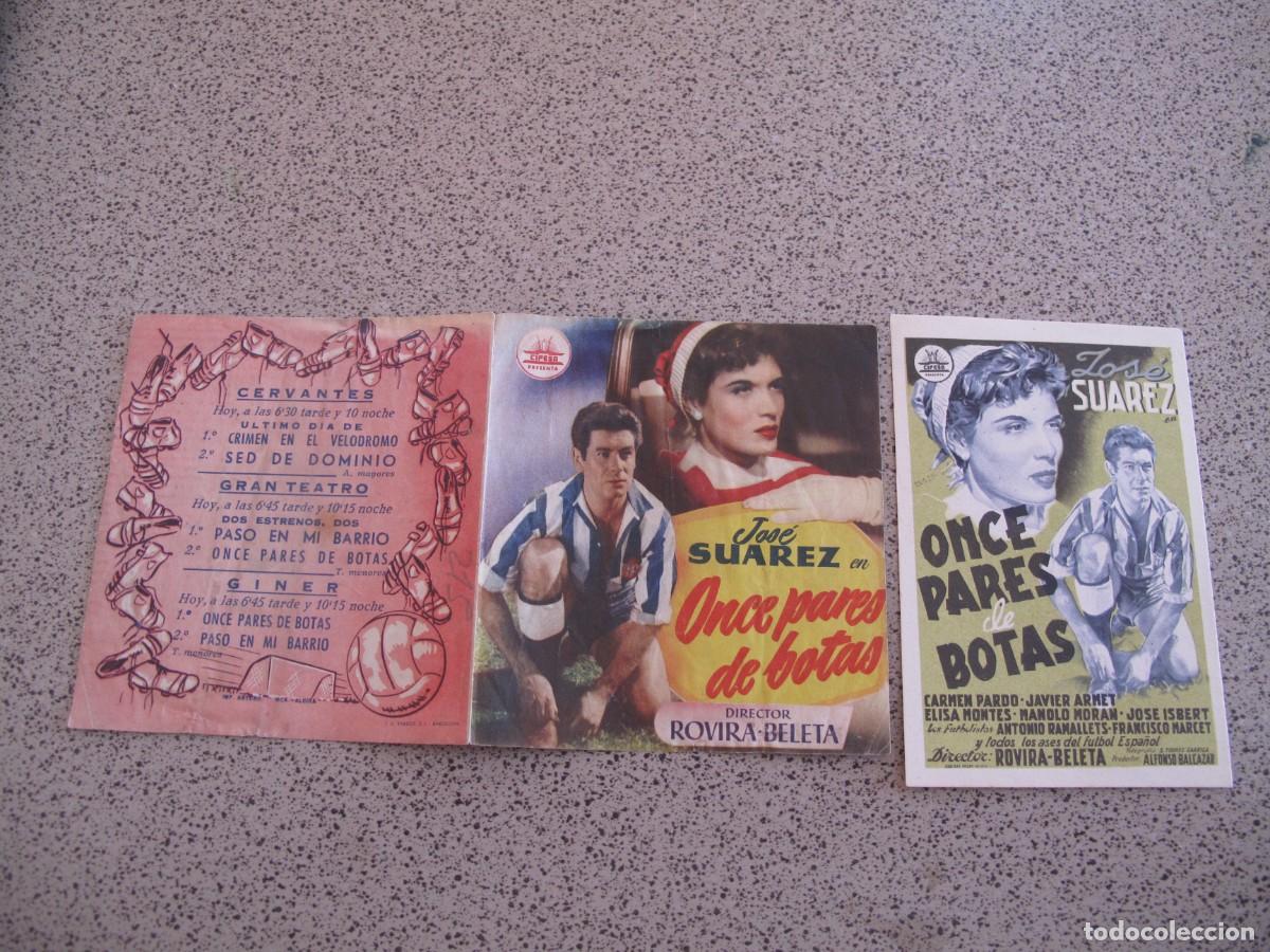 Folhetos de m&atilde;o de filmes antigos de cinema: PROGRAMA DE MANO ORIGINAL EL DE LA FOTO