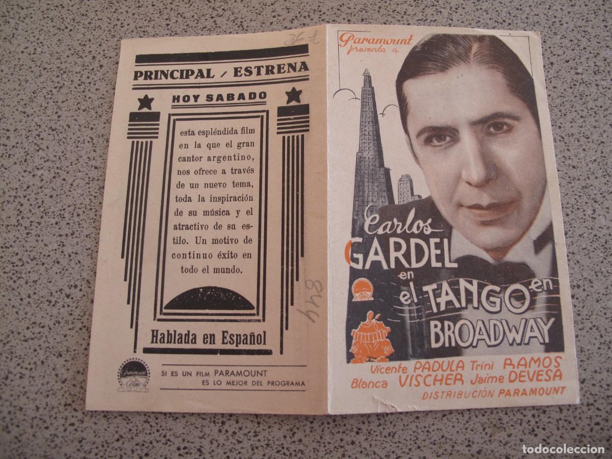 Cine: PROGRAMA DE MANO ORIGINAL EL DE LA FOTO