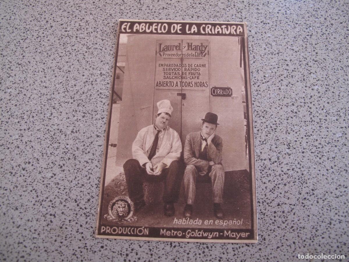 Cine: PROGRAMA DE MANO ORIGINAL EL DE LA FOTO