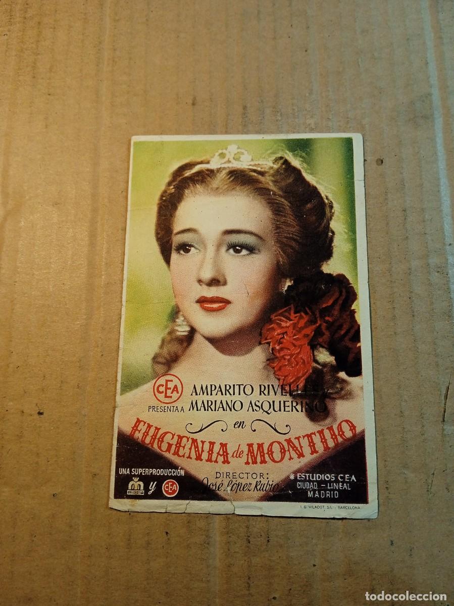 Cine: FOLLETO DE MANO SIN PUBLICIDAD EUGENIA DE MONTIJO