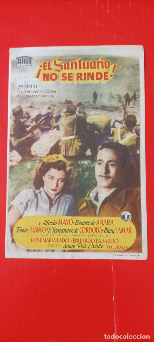 Cine: EL SANTUARIO NO SE RINDE. C/P. CINE RIALTO LA RODA ALBACETE. EST&Aacute; NUEVO,